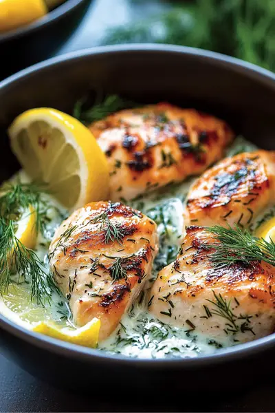Mediterranean-Inspired Lemon-Dill Chicken Bowls