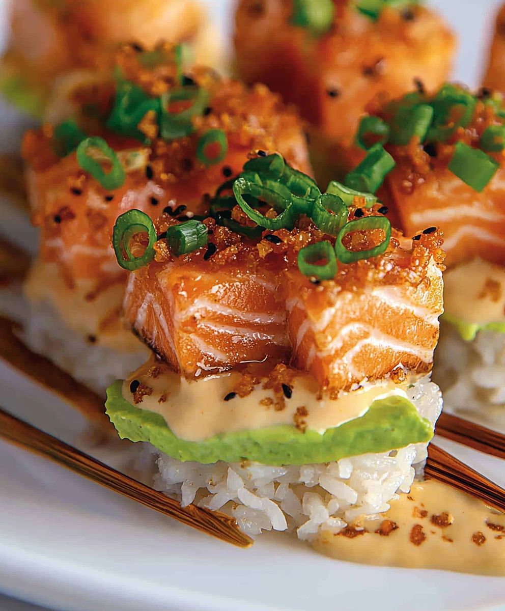 Crispy Salmon Rice