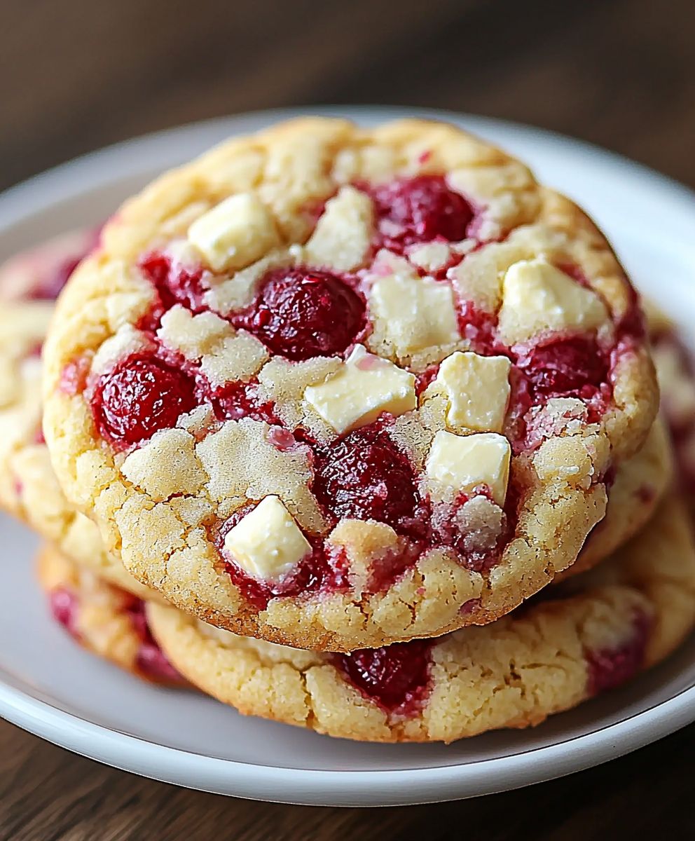 Copycat Subway Raspberry Cheesecake Cookies