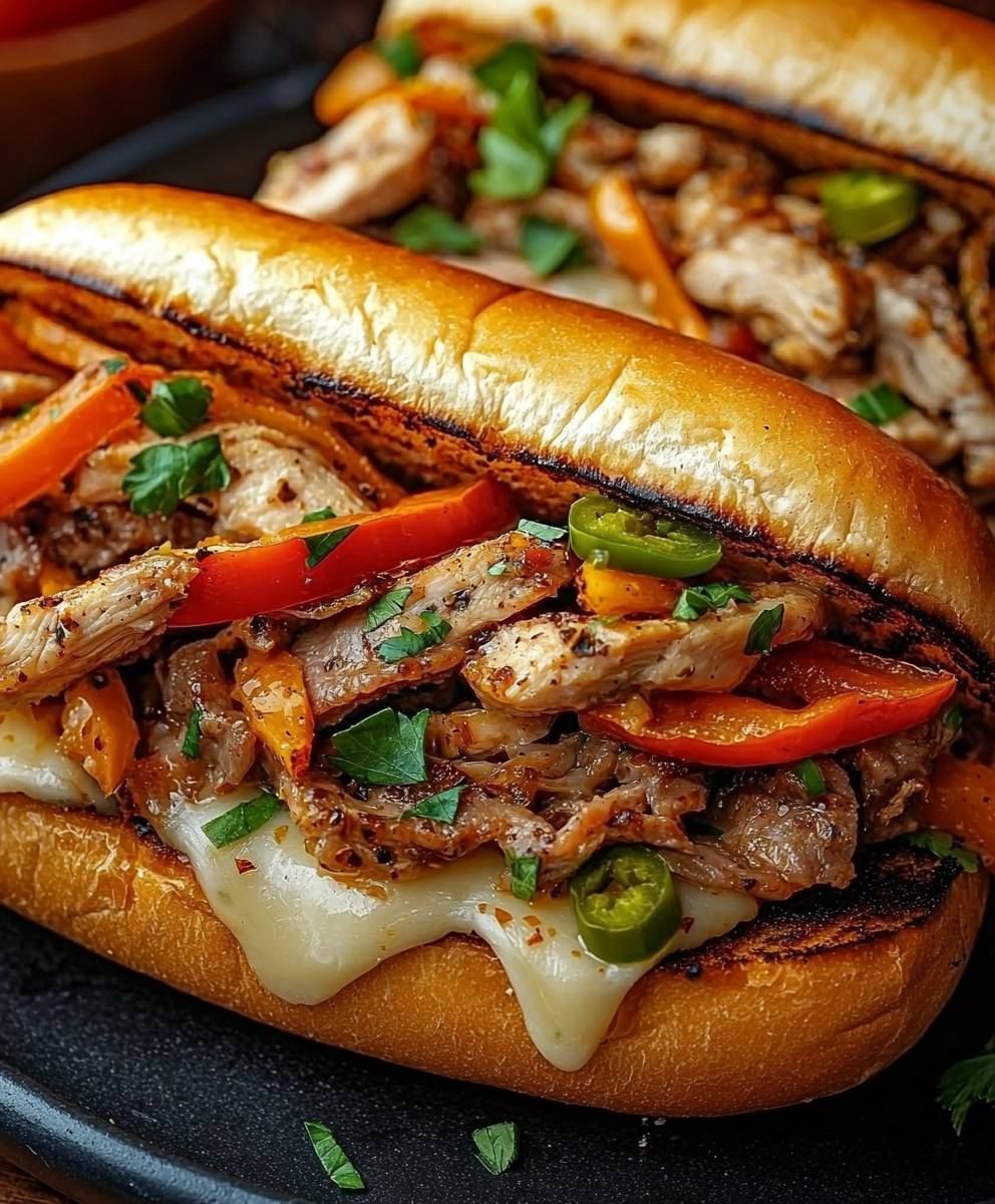 Chicken Cheese Steak Sandwich