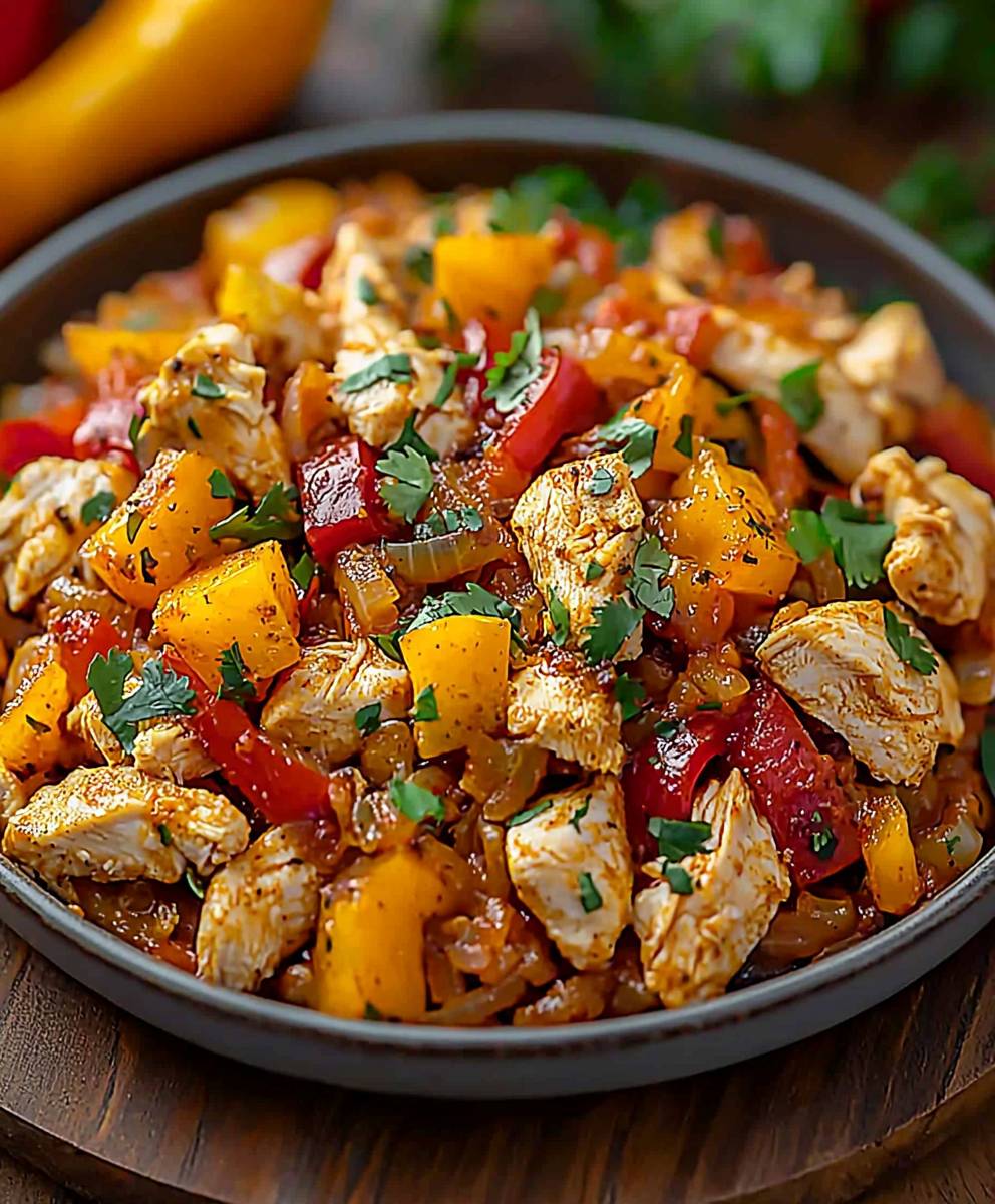 Chicken Fajita Casserole Dish