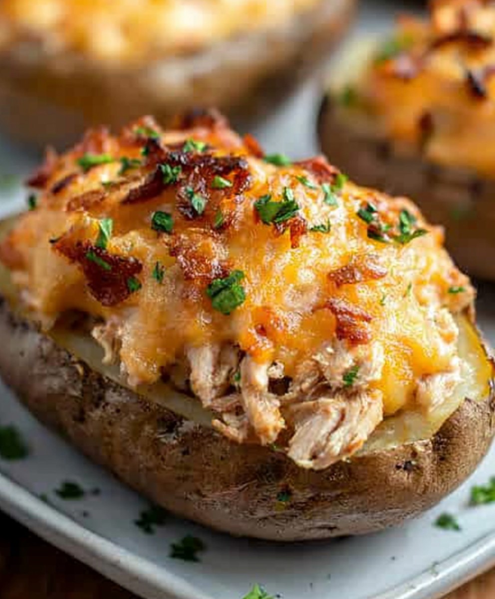 Crack Chicken Baked Potatoes