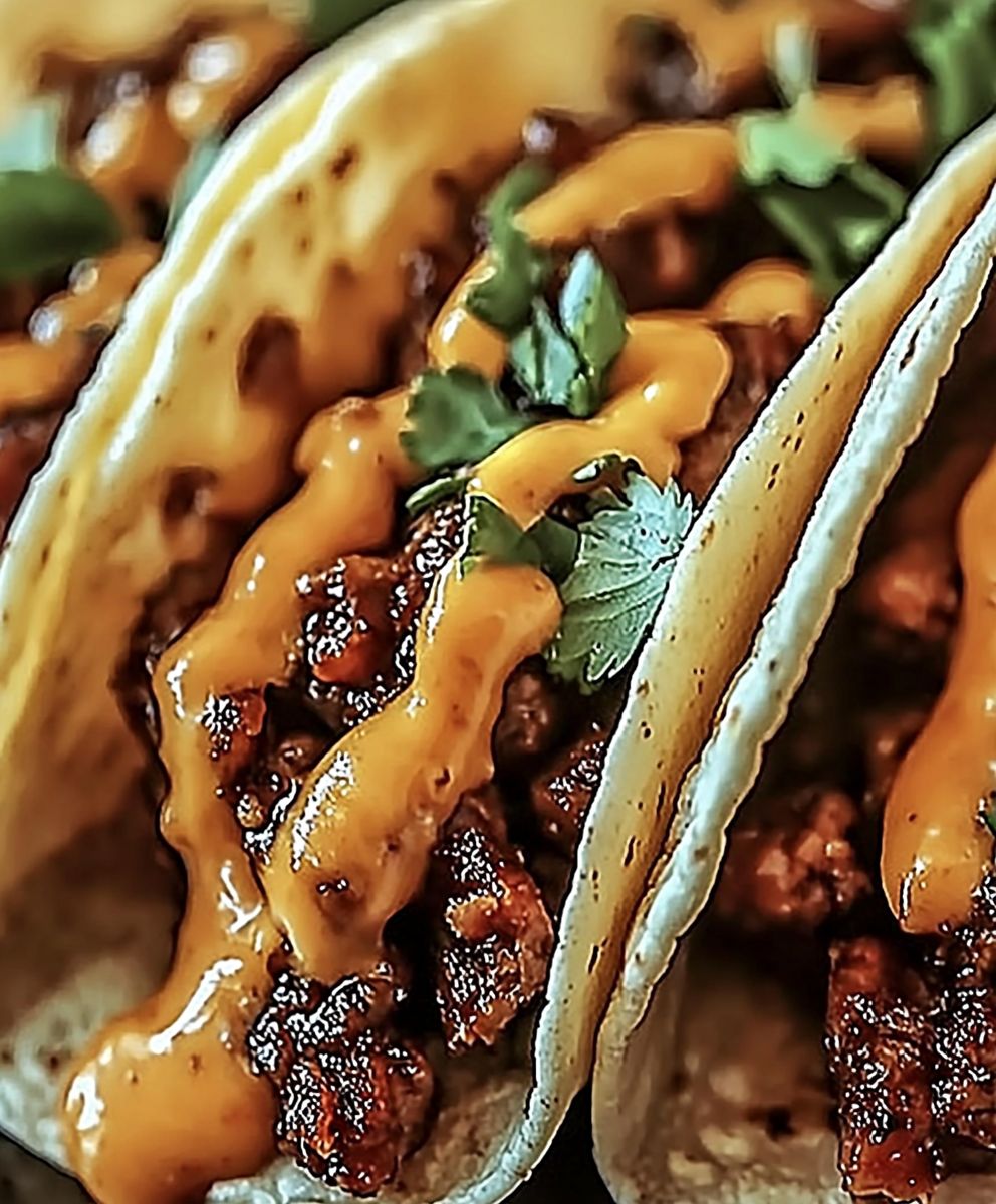 Garlic Butter BBQ Beef Tacos