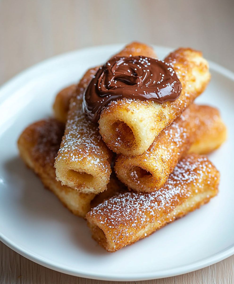 Churro Bites with Nutella