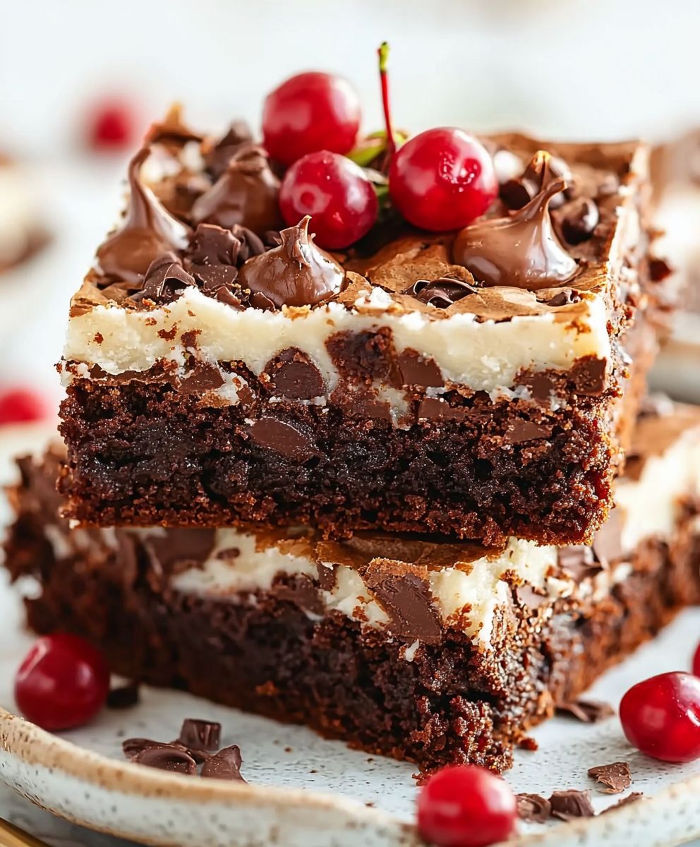 Black Forest Brownies Dessert