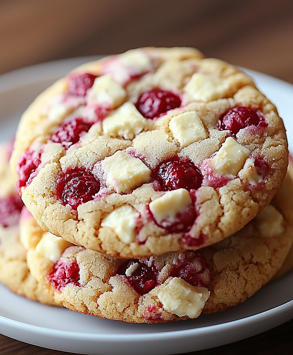 Copycat Subway Raspberry Cheesecake Cookies