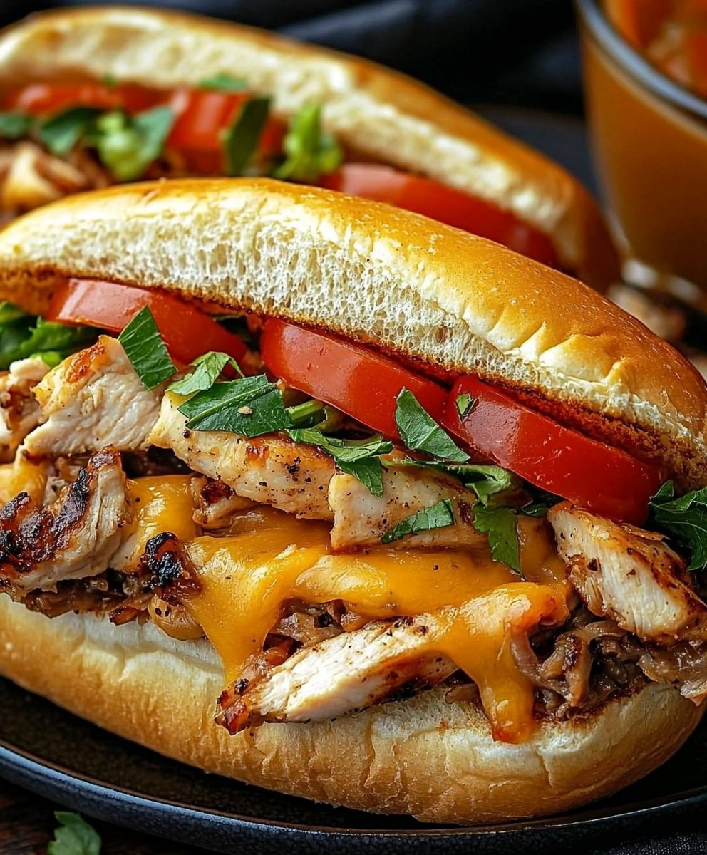Chicken Cheese Steak Sandwich
