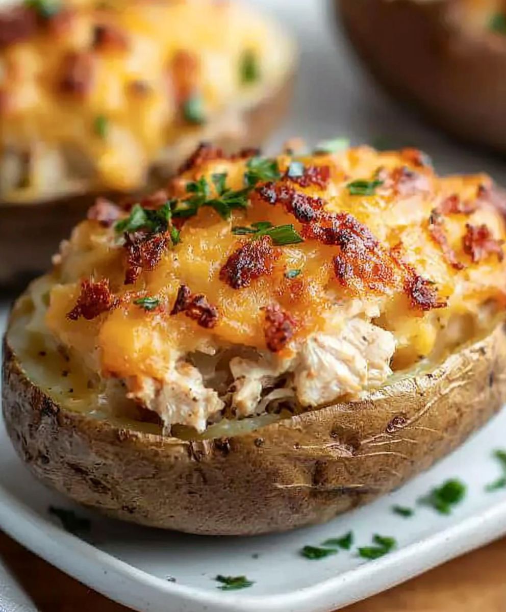 Crack Chicken Baked Potatoes