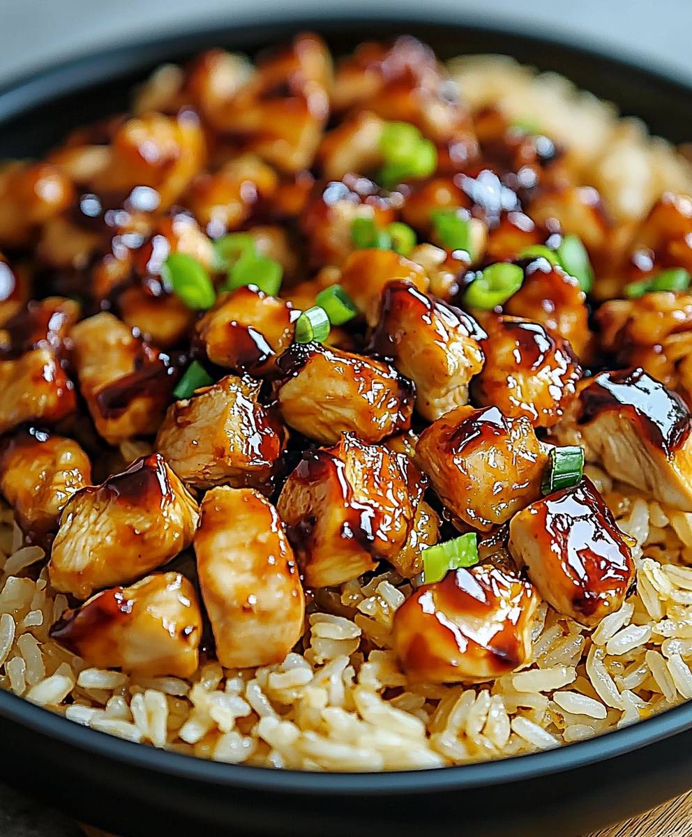 Honey BBQ Chicken Rice