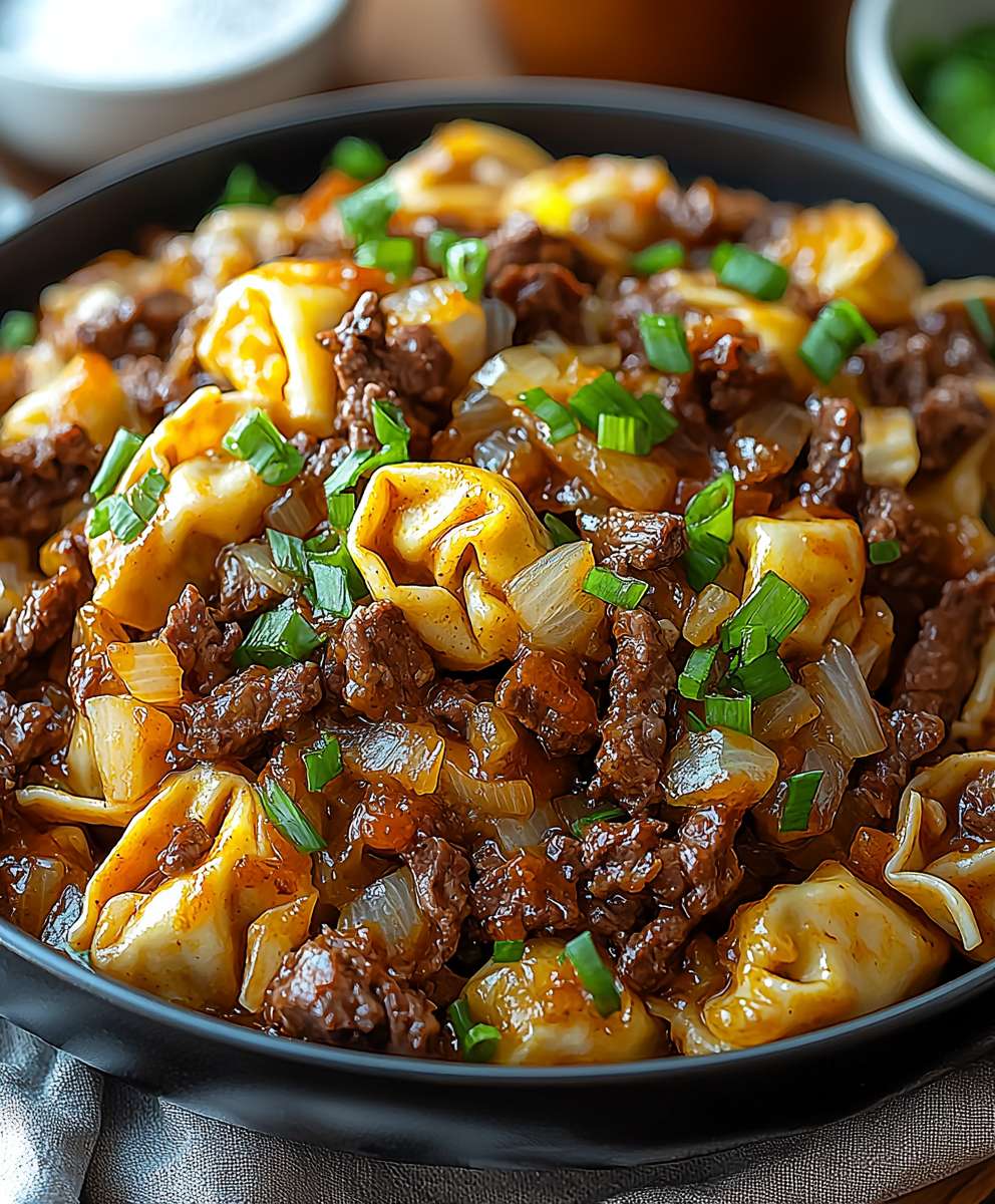 Creamy Cheesesteak Tortellini