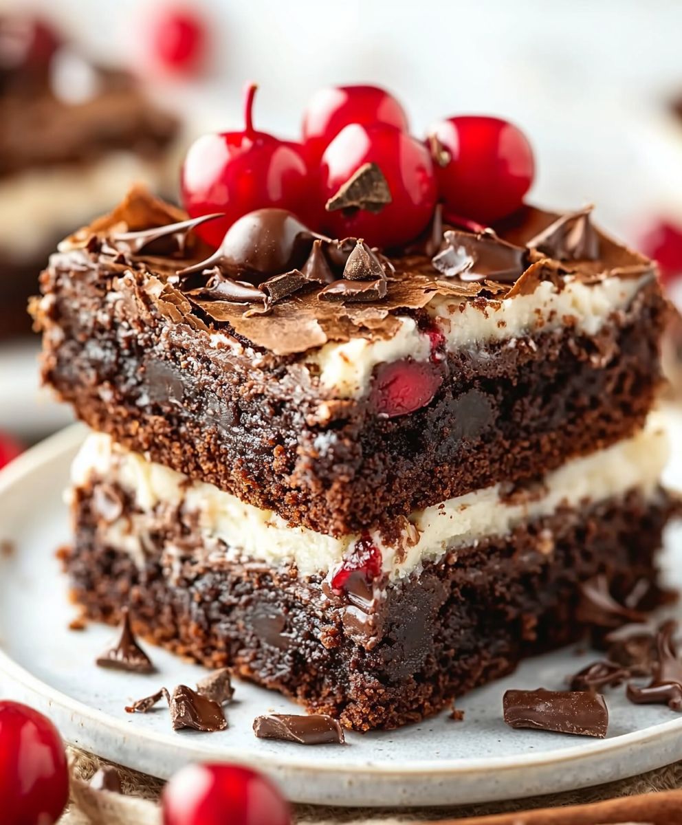 Black Forest Brownies Dessert