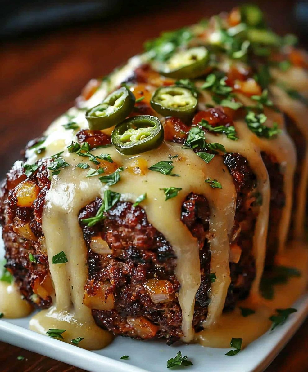 Smoky Jalapeño Popper Meatloaf