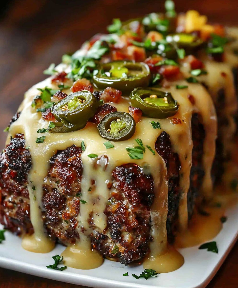 Smoky Jalapeño Popper Meatloaf