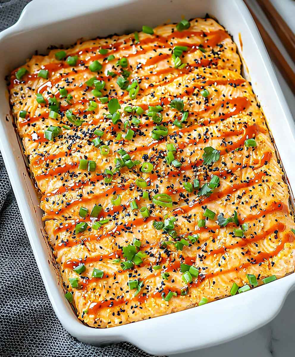 Salmon Sushi Bake Dish