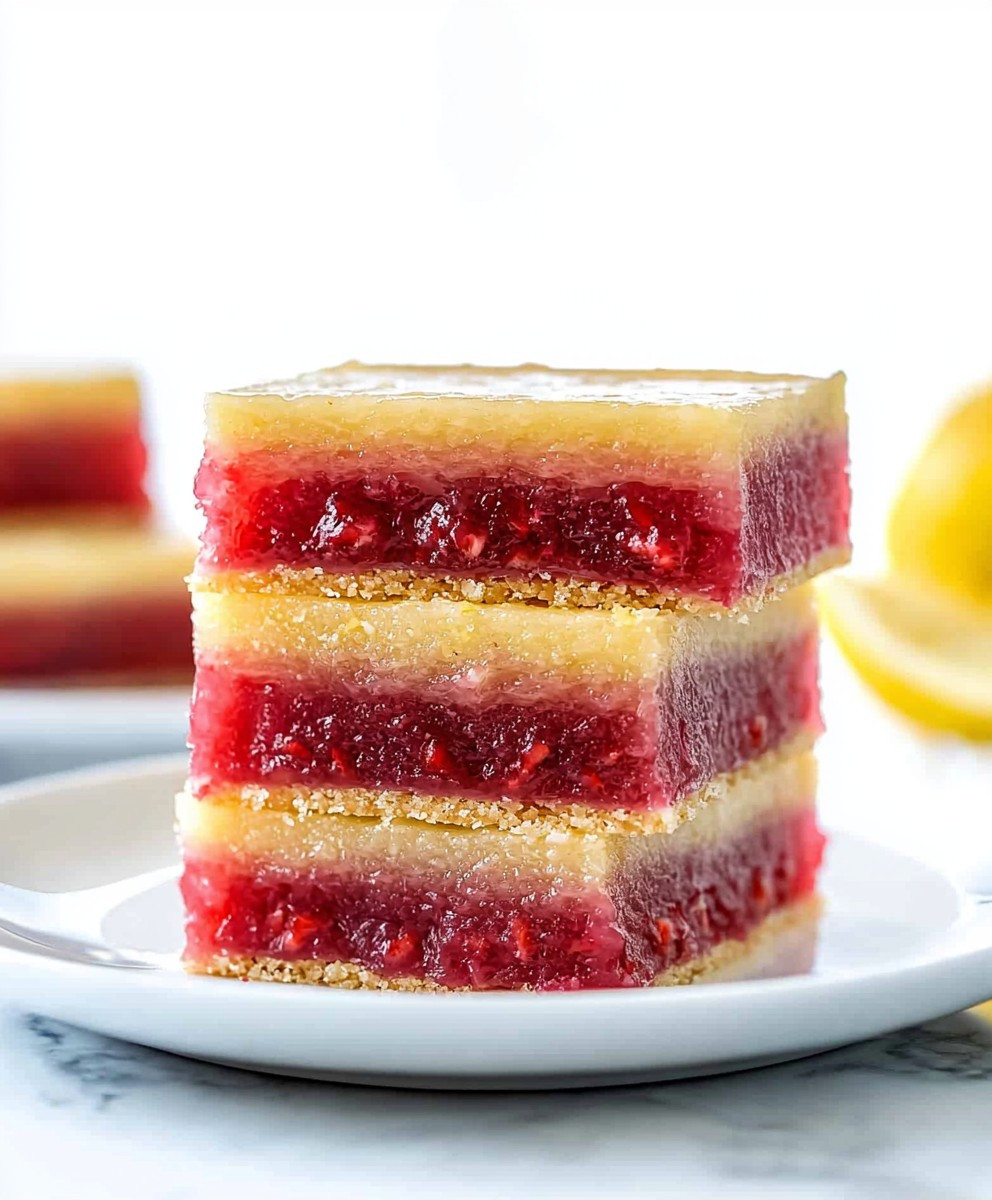 Lemon Raspberry Dessert Bars