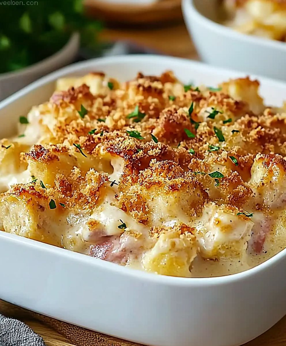 Chicken Cordon Bleu Casserole