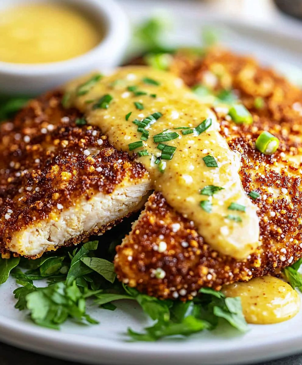 Pretzel Crusted Chicken