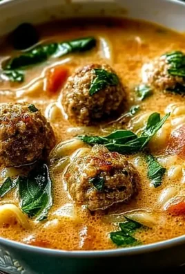 Creamy Italian Meatball Soup
