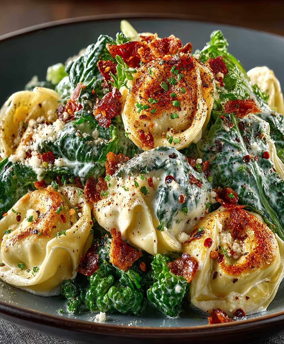 Caesar Tortellini Pasta Salad