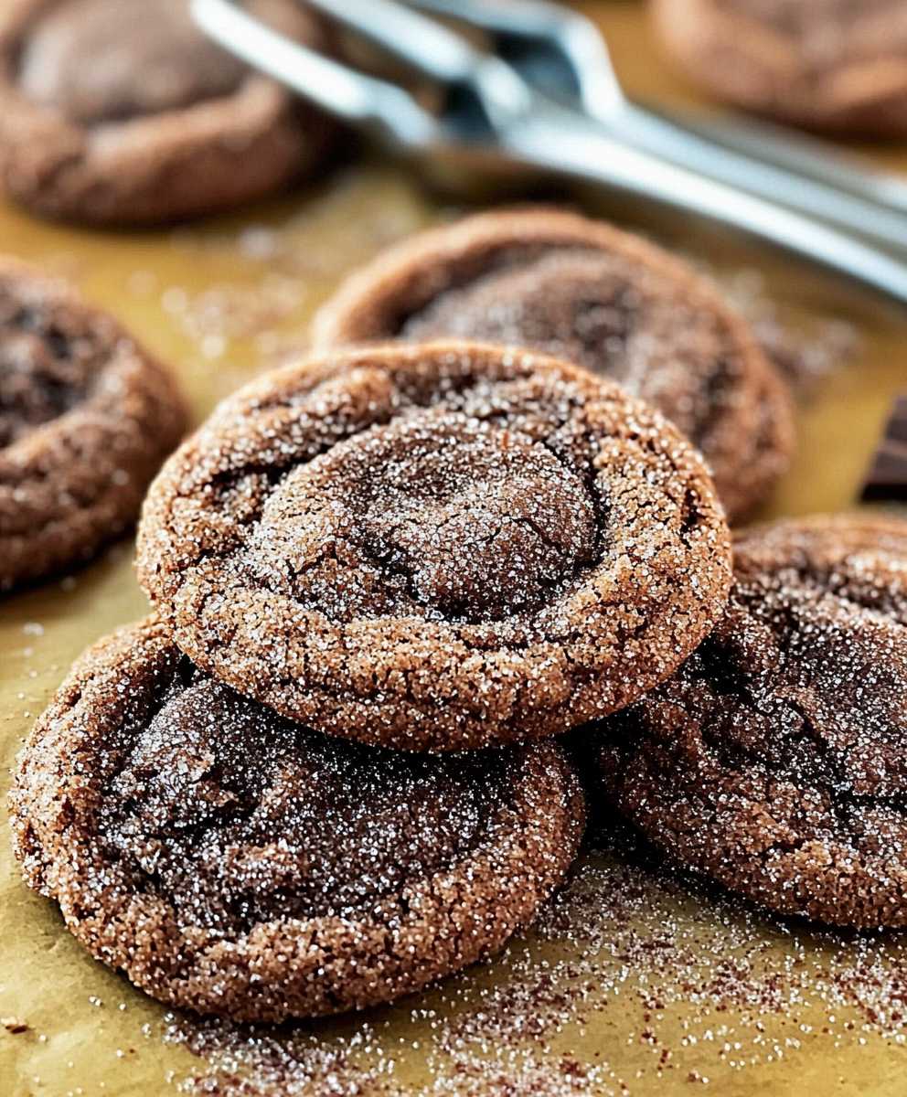 Chocolate Snickerdoodle Cookies