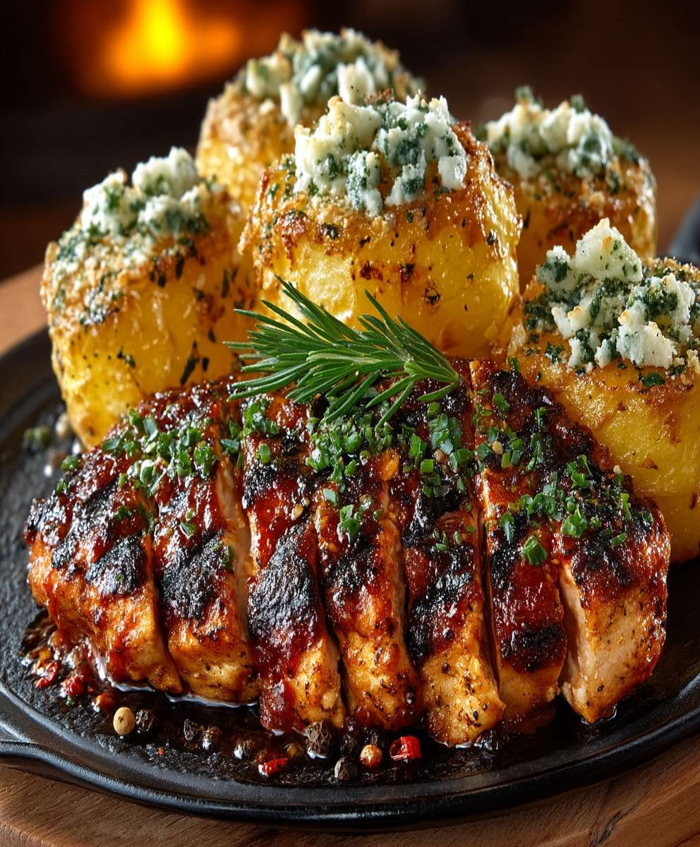 Honey BBQ Chicken Potatoes