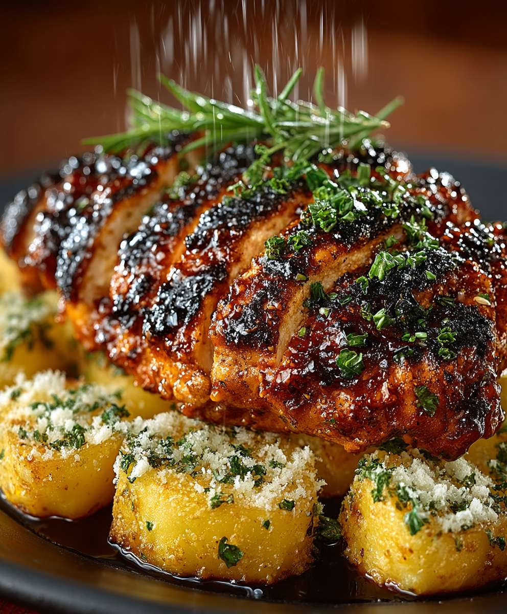Honey BBQ Chicken Potatoes