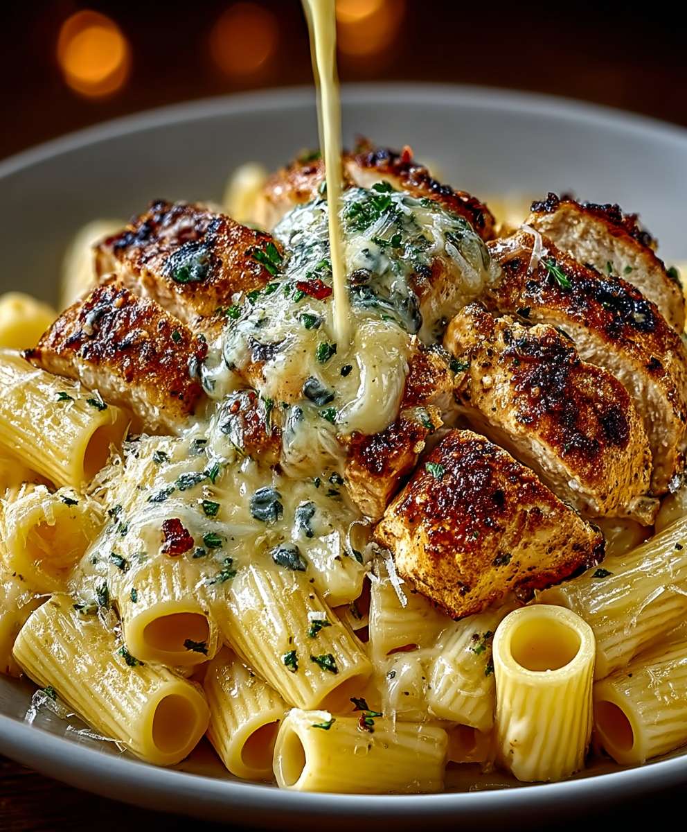 Garlic Butter Chicken Rigatoni