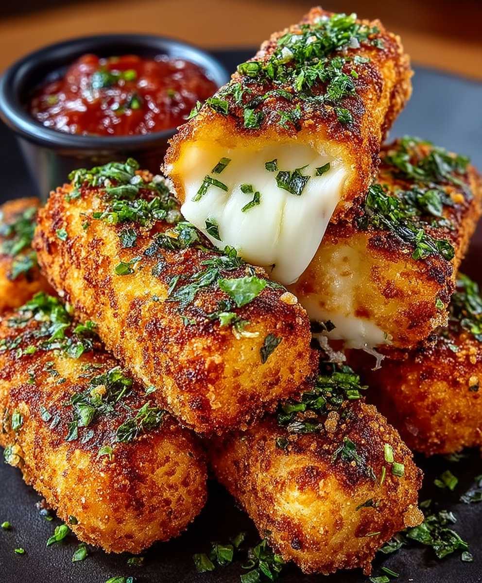 Crispy Mozzarella Sticks