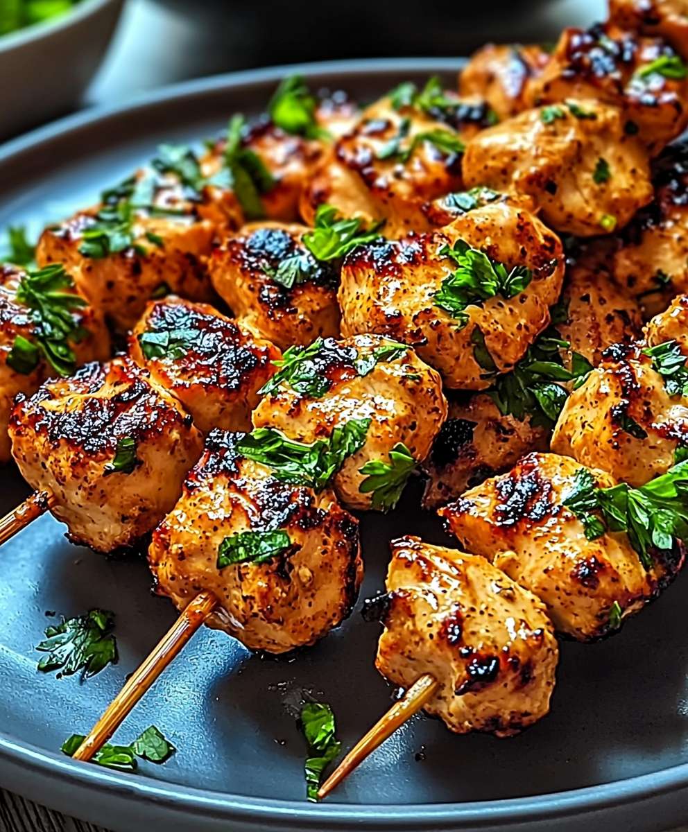 Bang Bang Chicken Skewers
