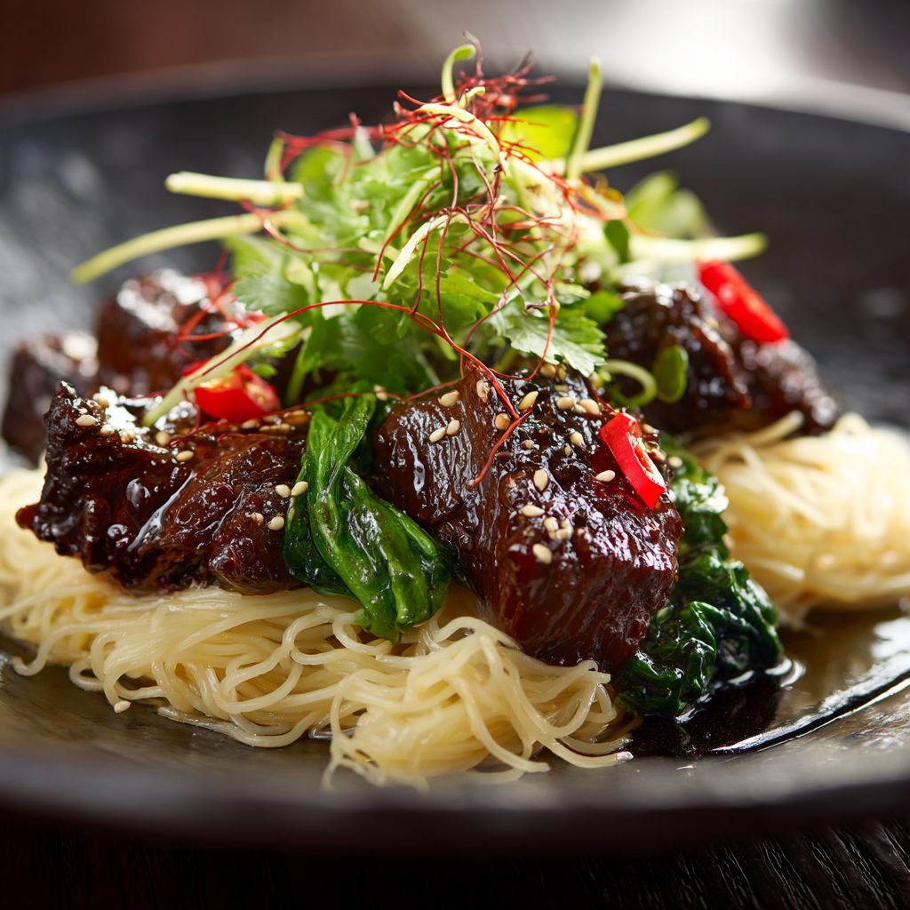 Sticky Beef Noodles