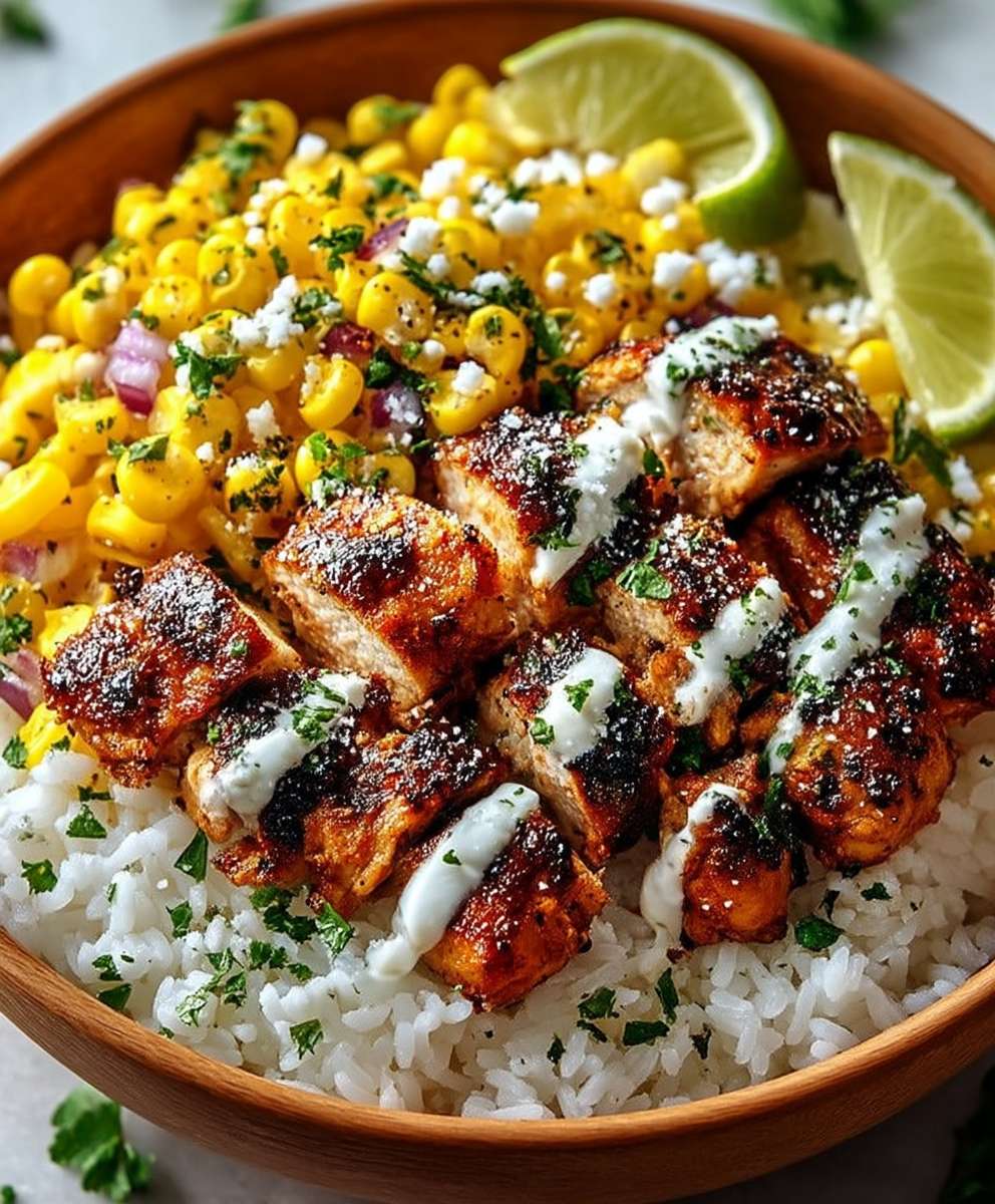Street Corn Chicken Bowl