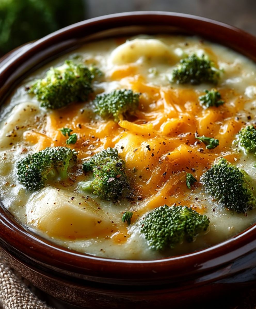 Potato Broccoli Cheddar Soup