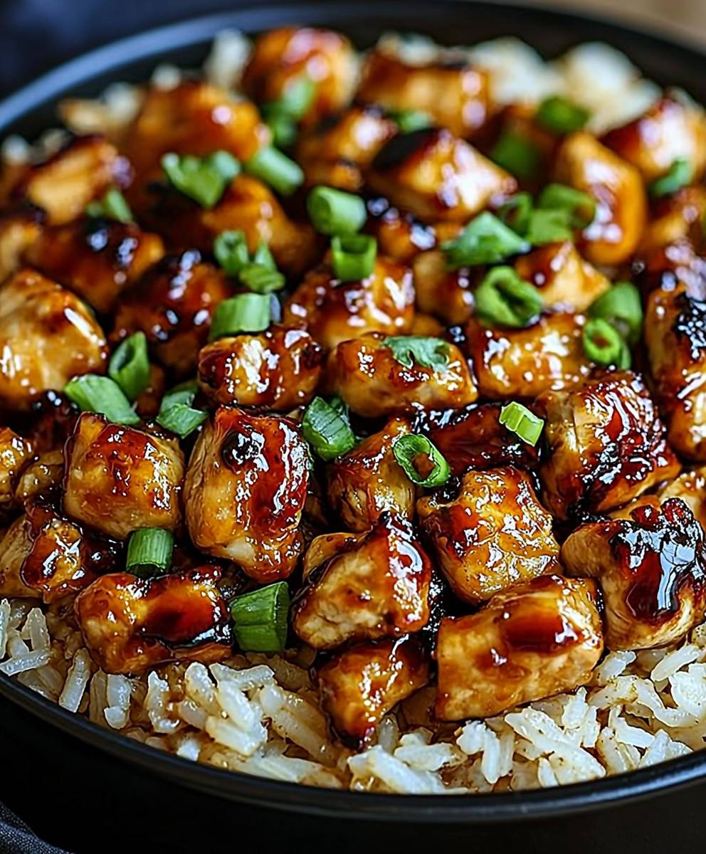 Honey BBQ Chicken Rice