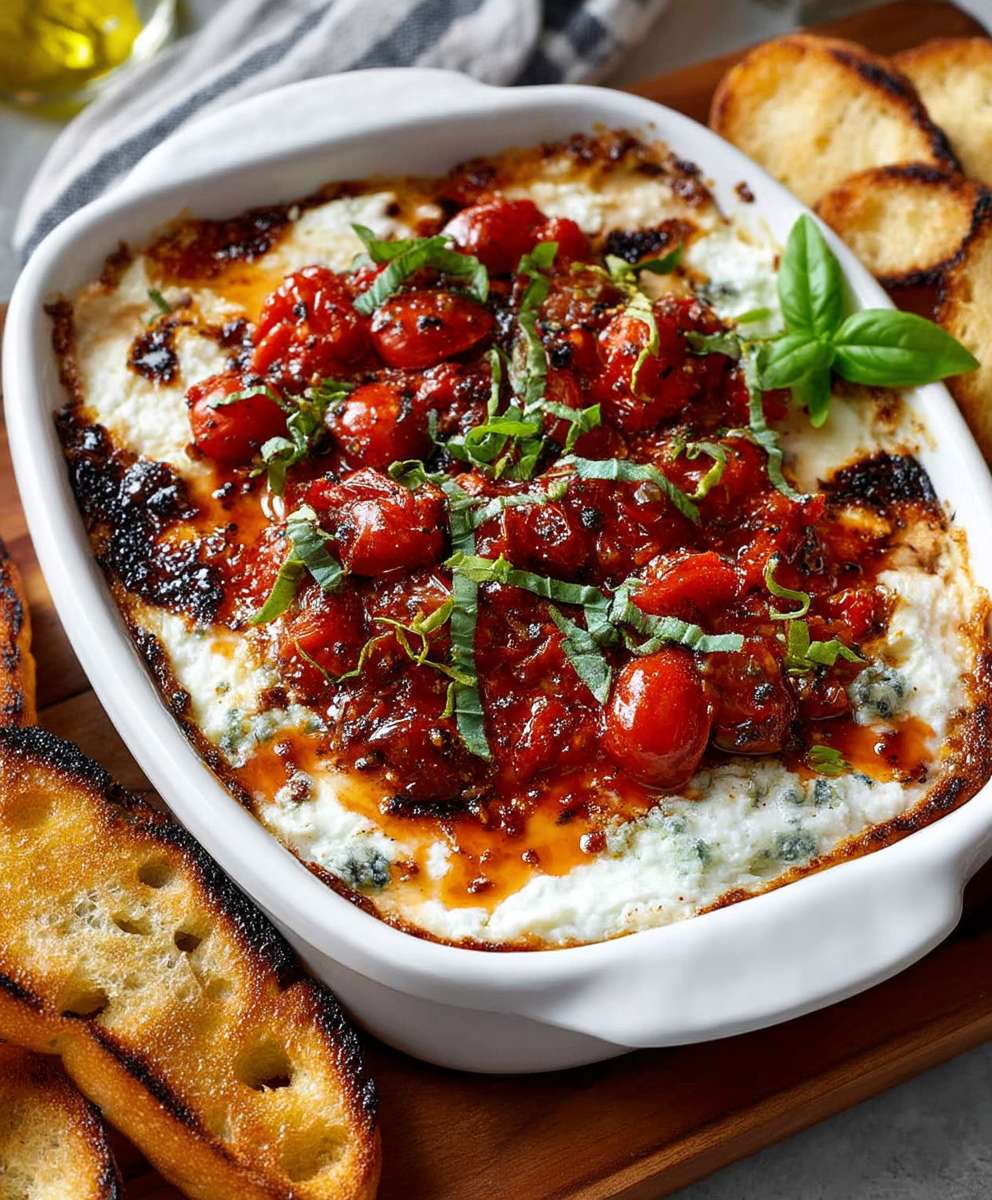 Goat Cheese Bruschetta Dip
