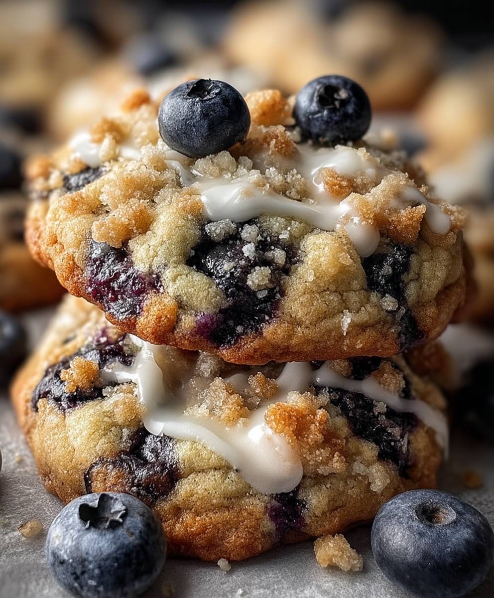 Blueberry muffin cookies