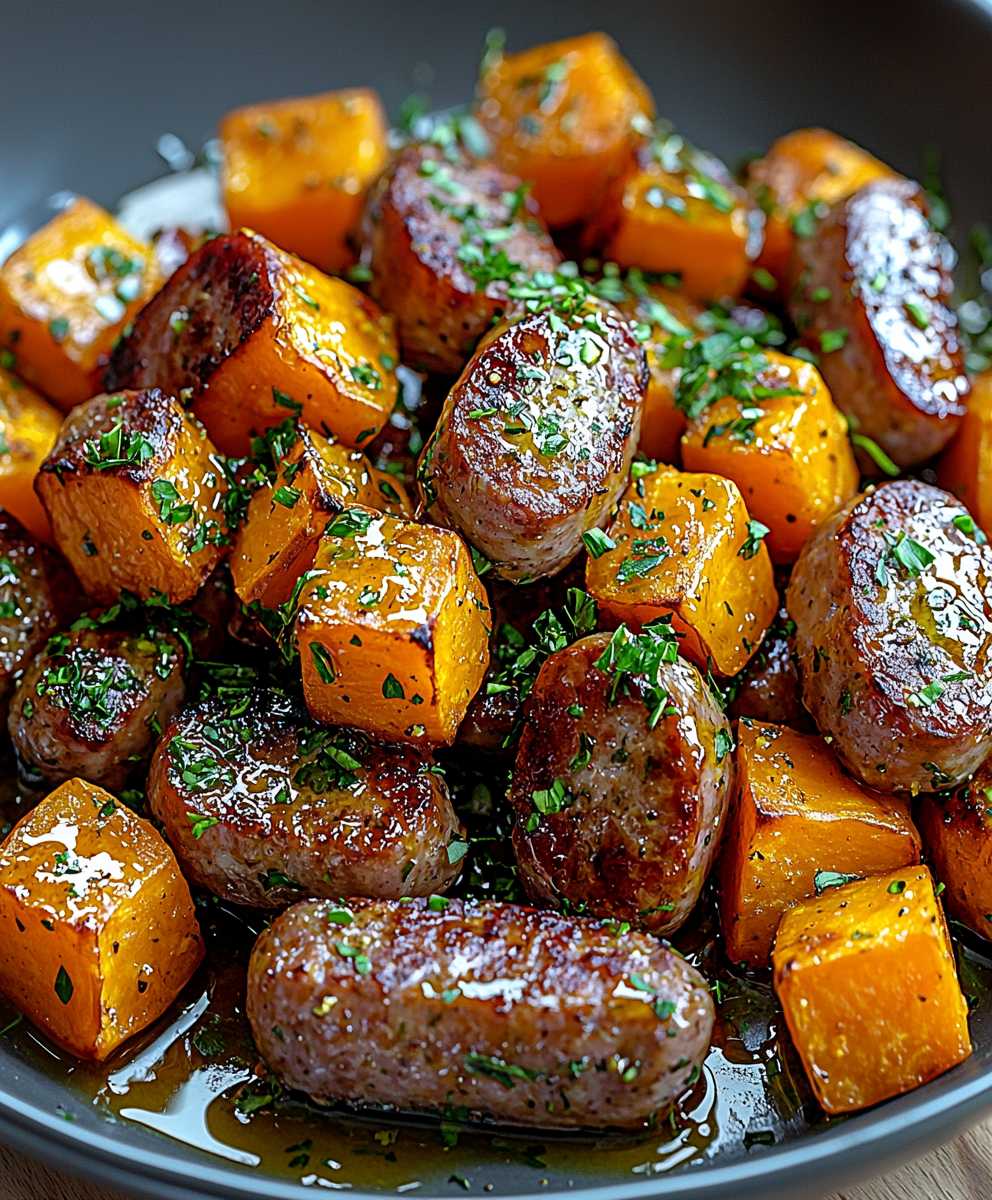 Honey Garlic Sausage Potatoes