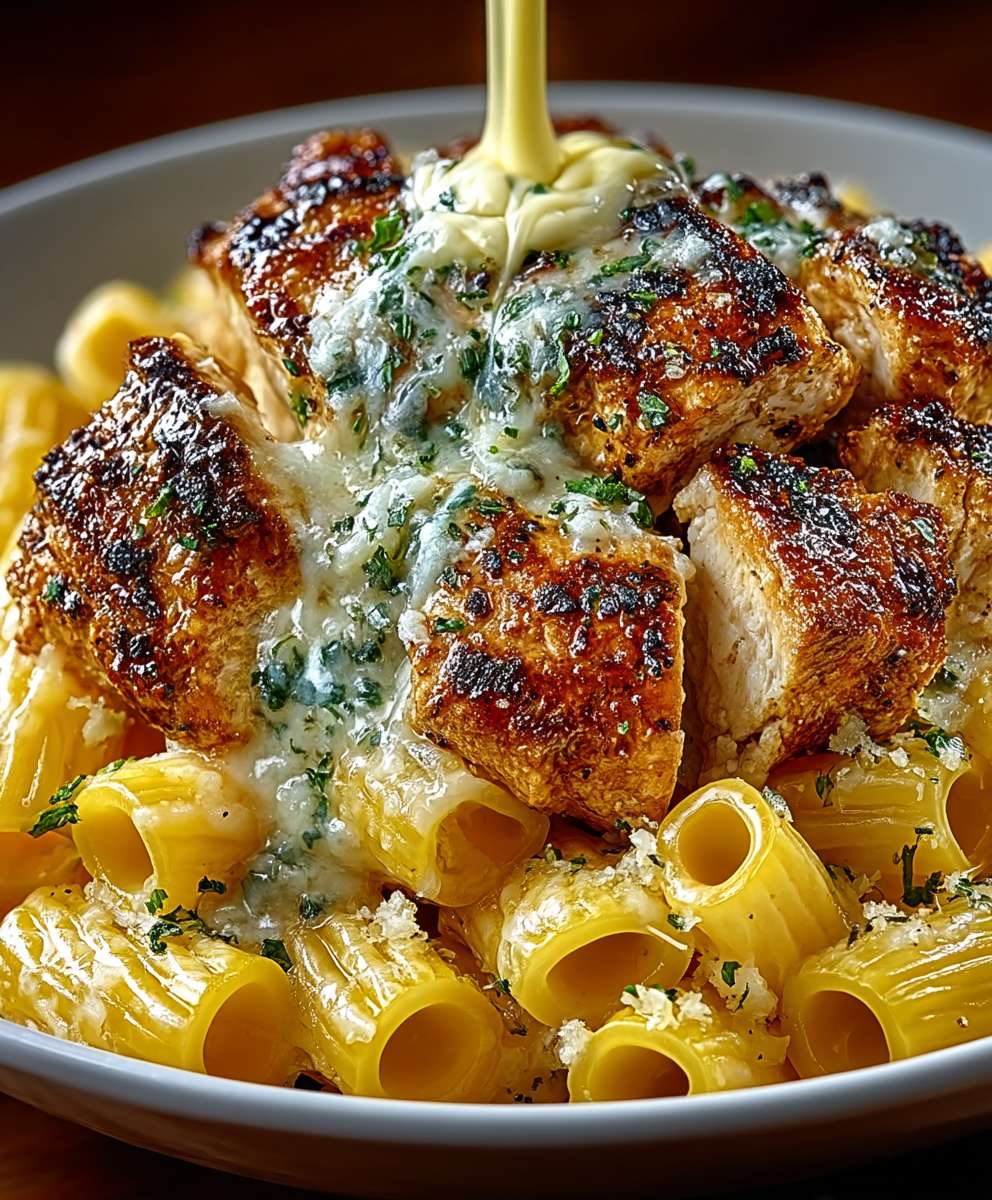 Garlic Butter Chicken Rigatoni