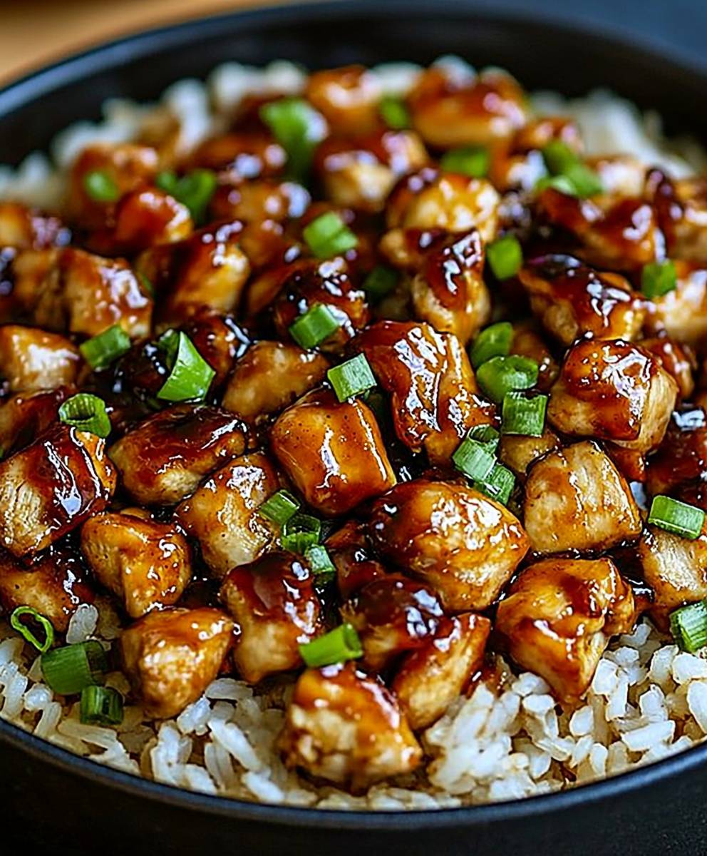 Honey BBQ Chicken Rice