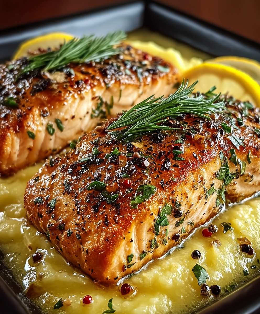 Baked Dijon Salmon