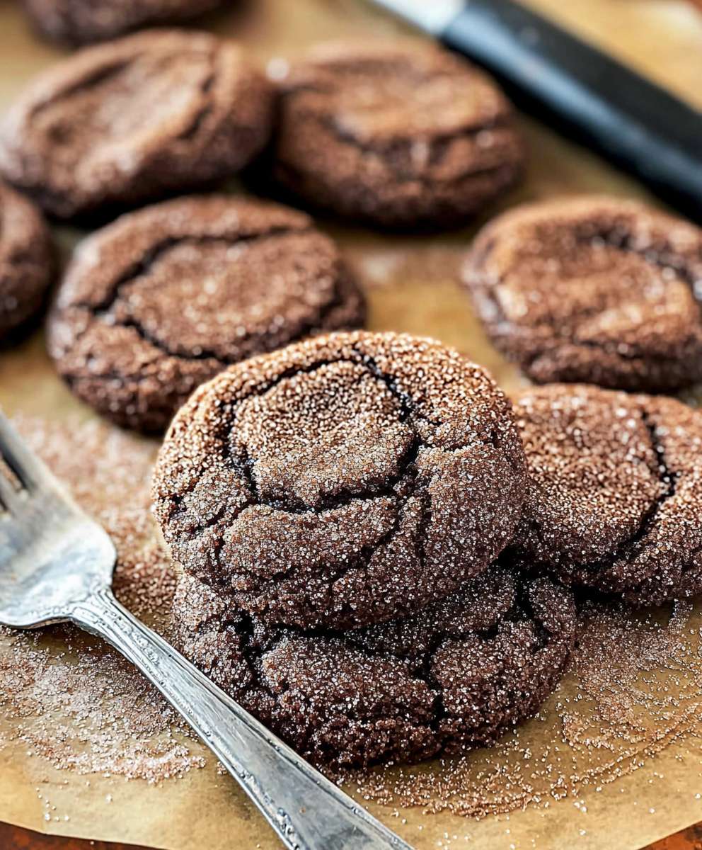 Chocolate Snickerdoodle Cookies