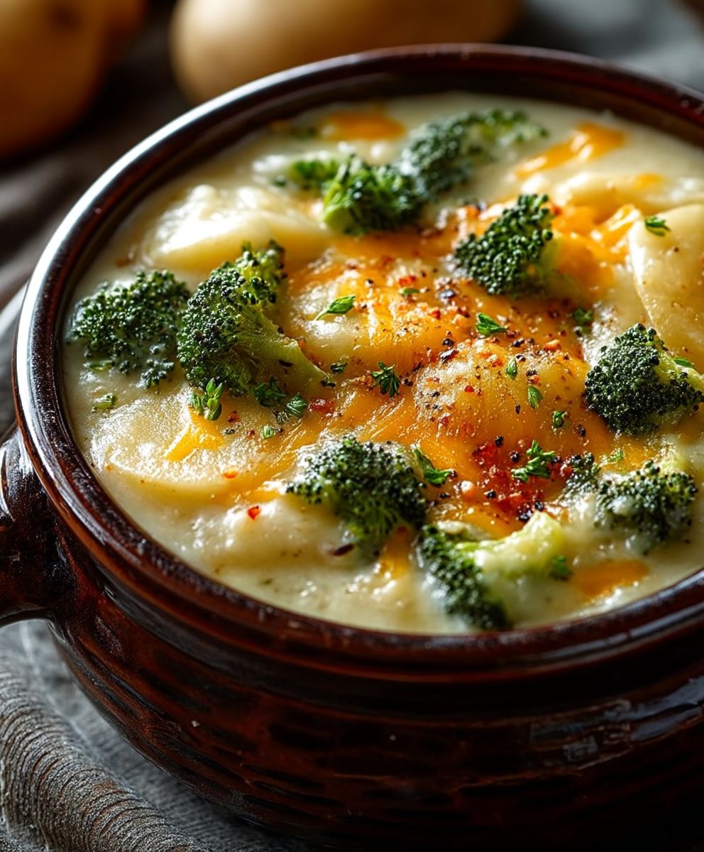 Potato Broccoli Cheddar Soup