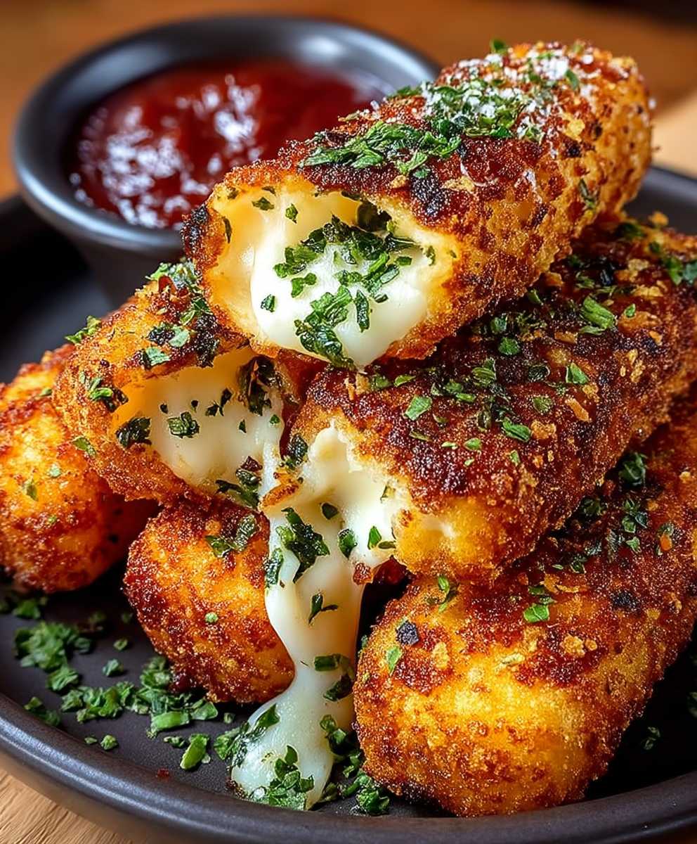 Crispy Mozzarella Sticks