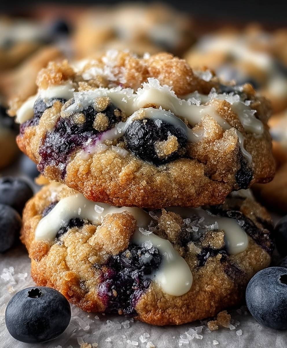 Blueberry muffin cookies
