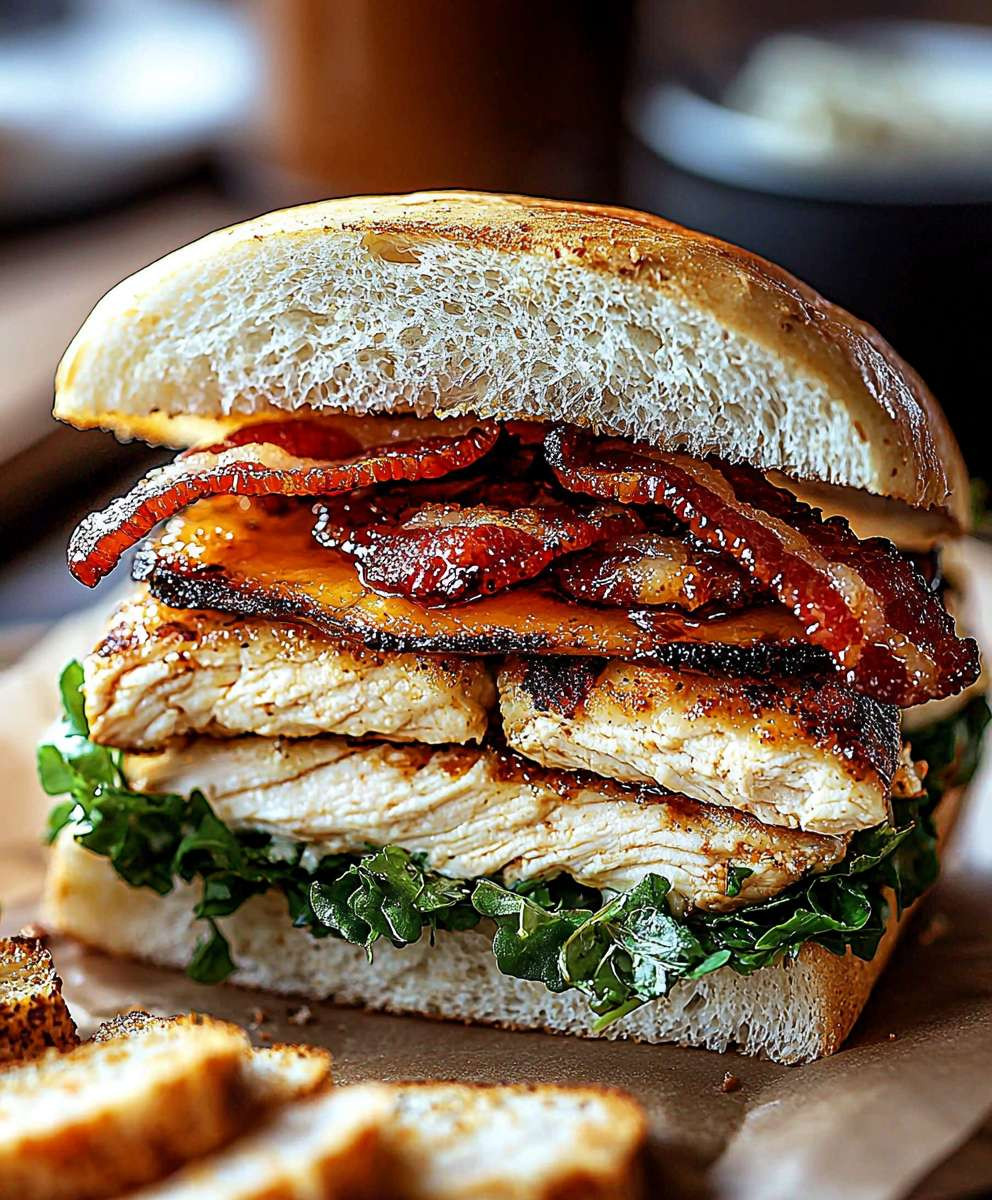 Bacon Ranch Chicken Melt