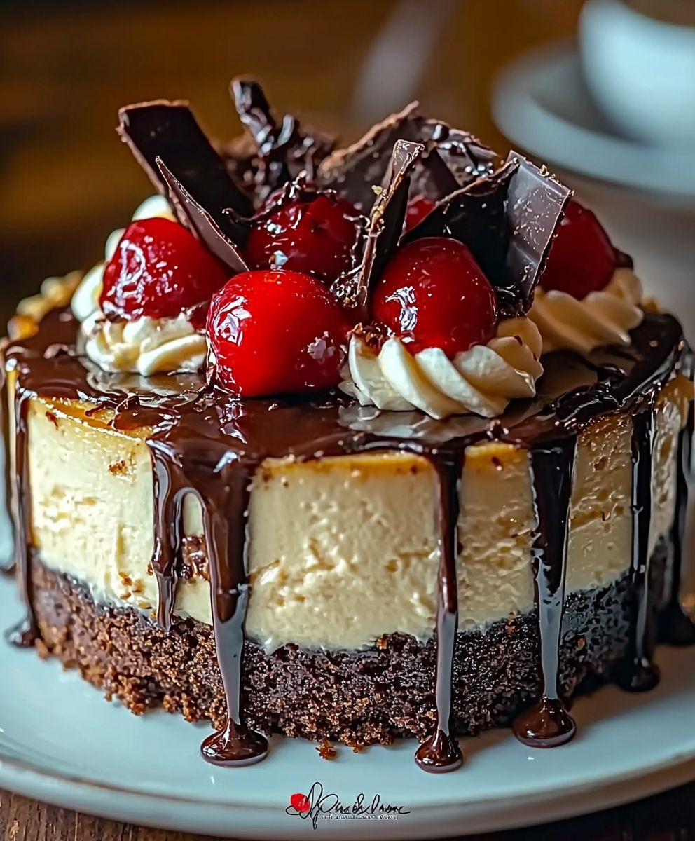 Hot Fudge Sundae Cheesecake