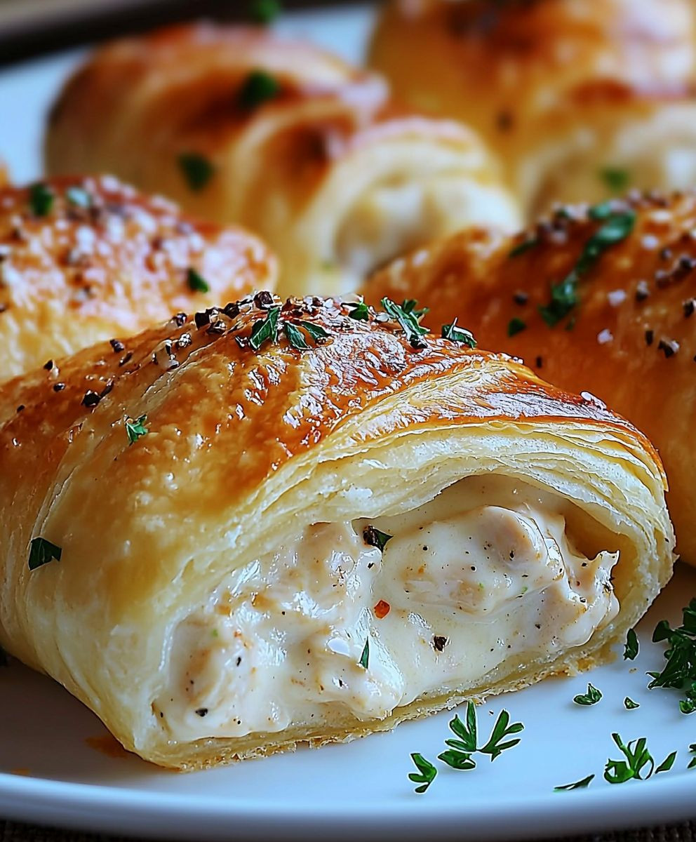 Chicken Alfredo Crescents