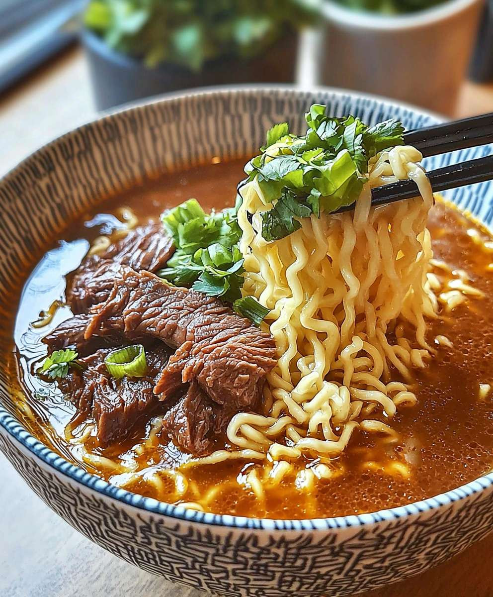 Birria Ramen with Beef