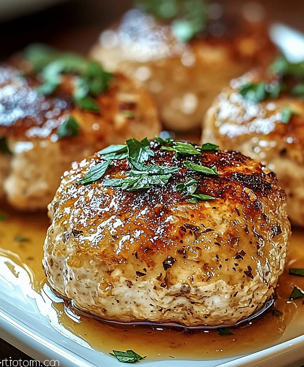 Garlic Parmesan Chicken Meatloaf