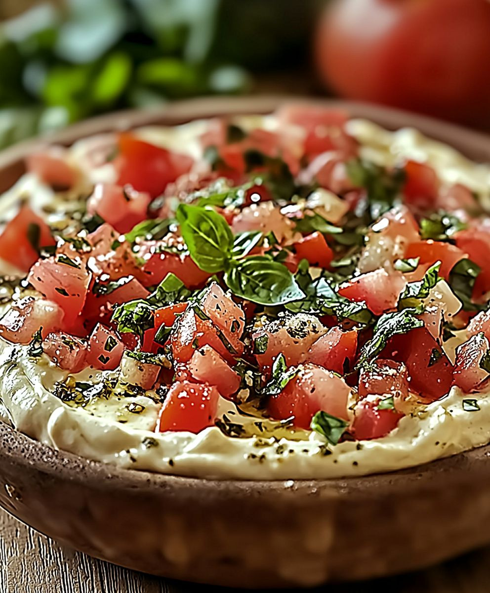 Creamy Bruschetta Dip