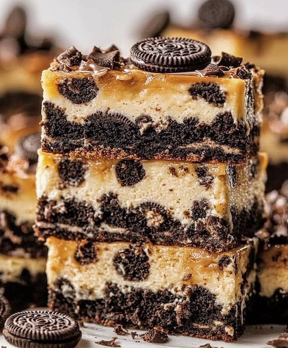Oreo Cheesecake Bars Dessert